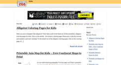 Desktop Screenshot of printables-for-kids.com