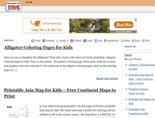 Tablet Screenshot of printables-for-kids.com
